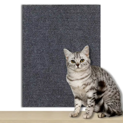 Trimmable Cat Scratcher Sofa Protector Cats Scratcher Pad Board Protection Self-Adhesive Carpet DIY Cat Scratch Mat