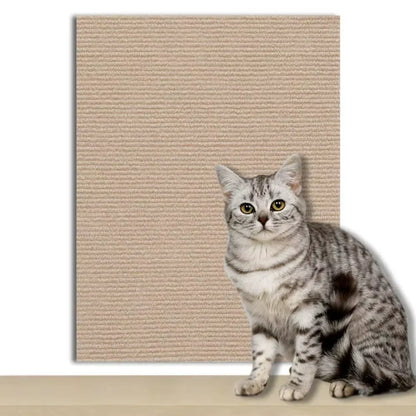 Trimmable Cat Scratcher Sofa Protector Cats Scratcher Pad Board Protection Self-Adhesive Carpet DIY Cat Scratch Mat